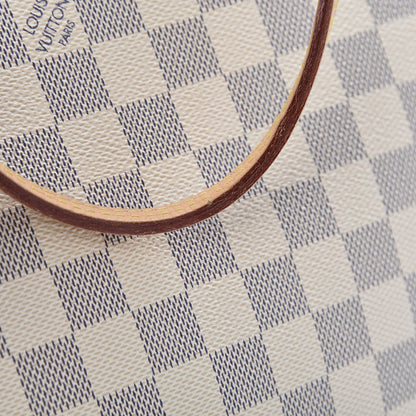 Louis Vuitton Damier Azur Neo Neverfull MM Rose Ballerine 12 of 12