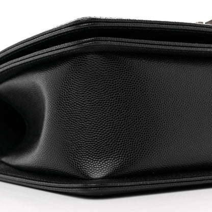 Chanel Caviar Quilted Medium Boy Flap Black 9 of 11