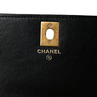 Chanel Lambskin Quilted Pillow Crush Wallet On Chain WOC Black 5 of 11