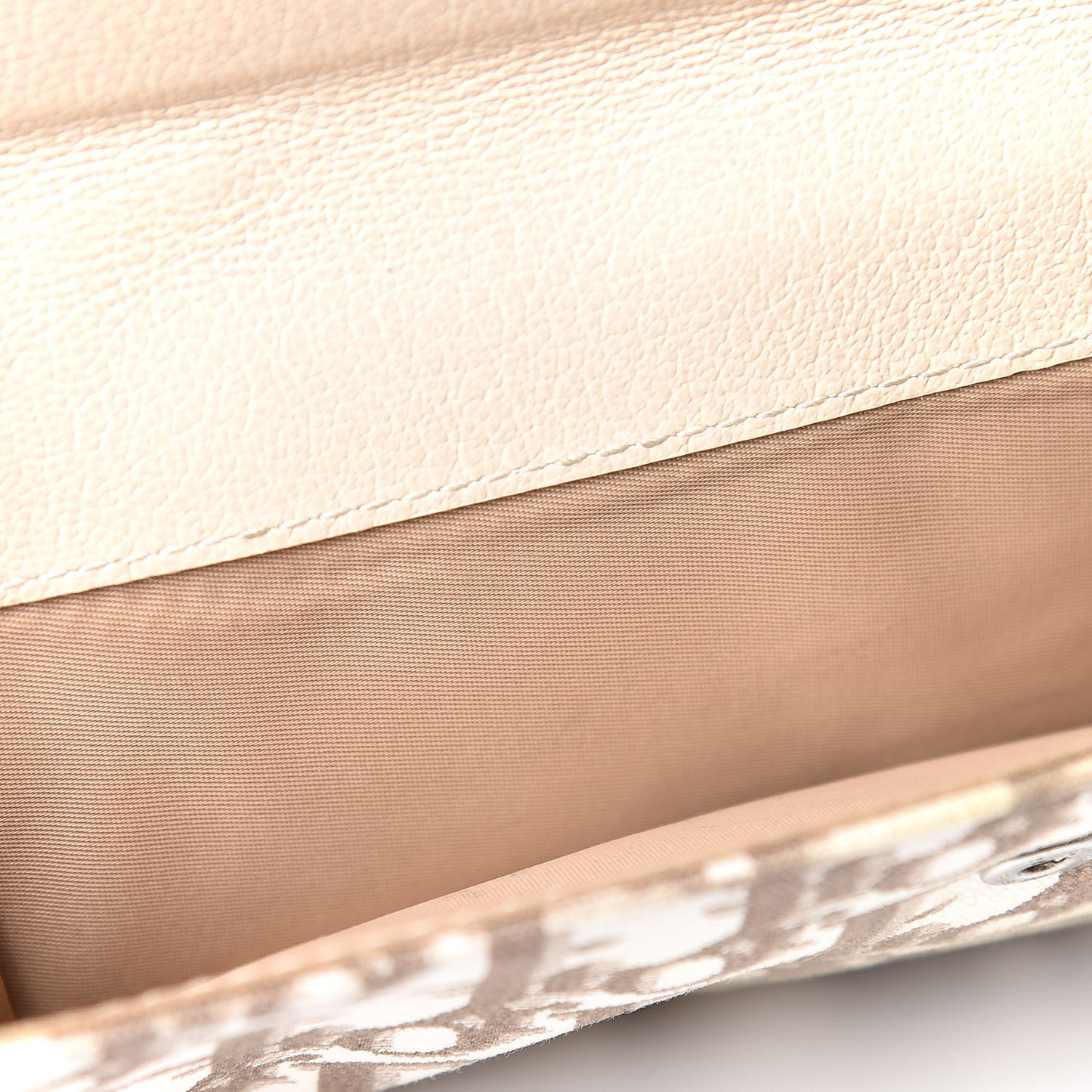 Monogram Vintage Flowers Saddle Wallet Beige