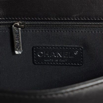 Chanel Lambskin Quilted Large Boy Flap Black 6 of 8