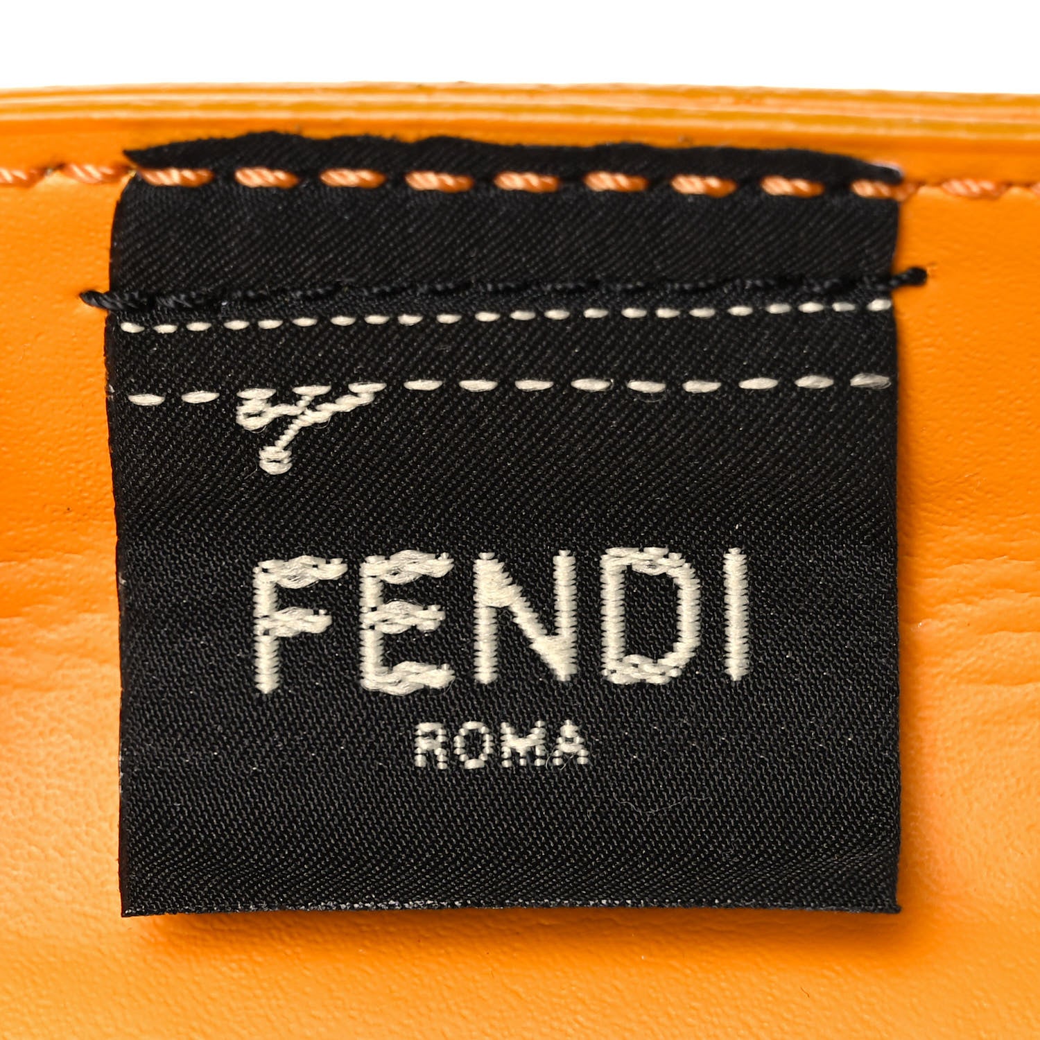 Fendi Recycled Plastic Vitello Liberty Matte Small Fendi Basket Clementine 5 of 9