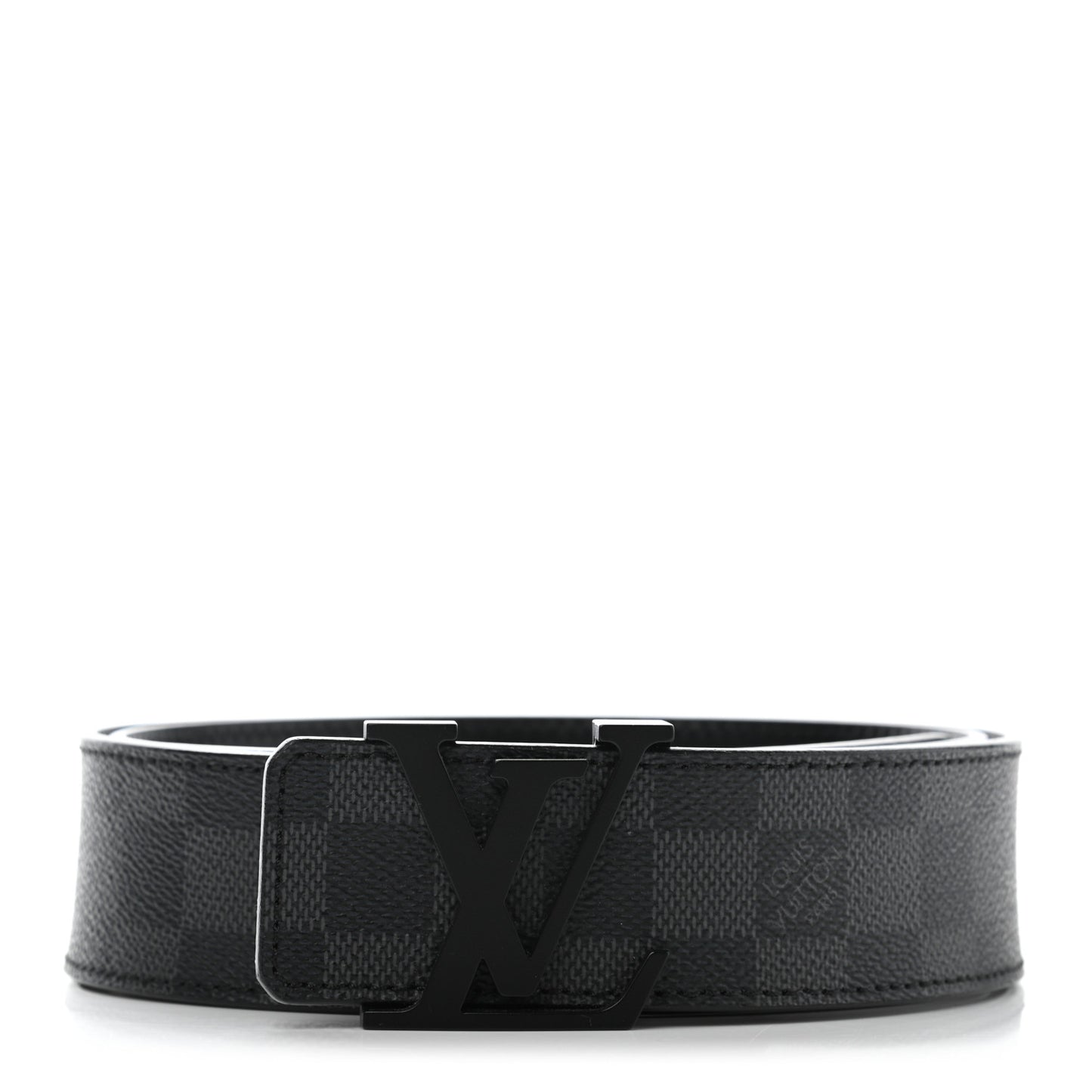 Damier Graphite 40mm LV Initiales Belt 90 36