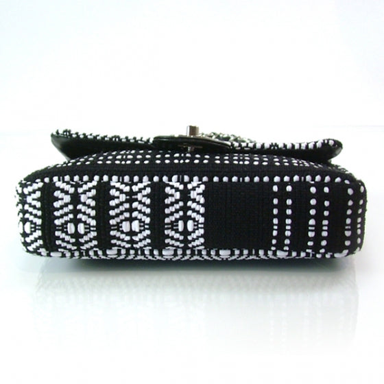 Chanel Woven Tweed Small Flap Black 5 of 11