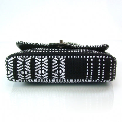 Chanel Woven Tweed Small Flap Black 5 of 11