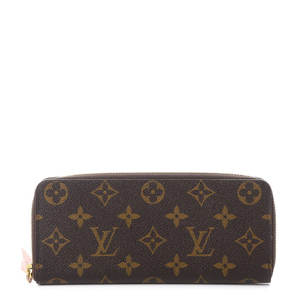 Louis Vuitton Monogram Clemence Wallet Rose Ballerine 1 of 9