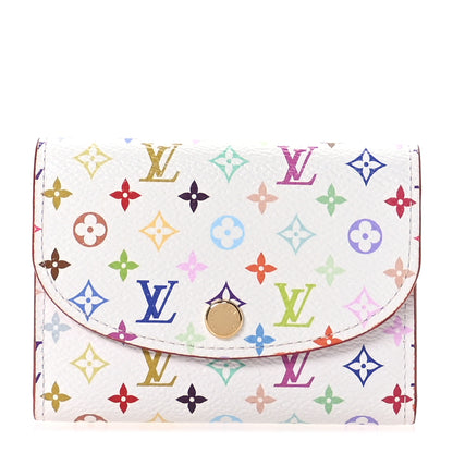 Louis Vuitton LV X TM Monogram Multicolor Rosalie Coin Purse White Kawaii Pink 1 of 6