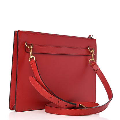 Gucci Calfskin Diamond GG Messenger Bag Red 2 of 10