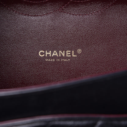 Chanel Lambskin Quilted Maxi Double Flap Black 6 of 15