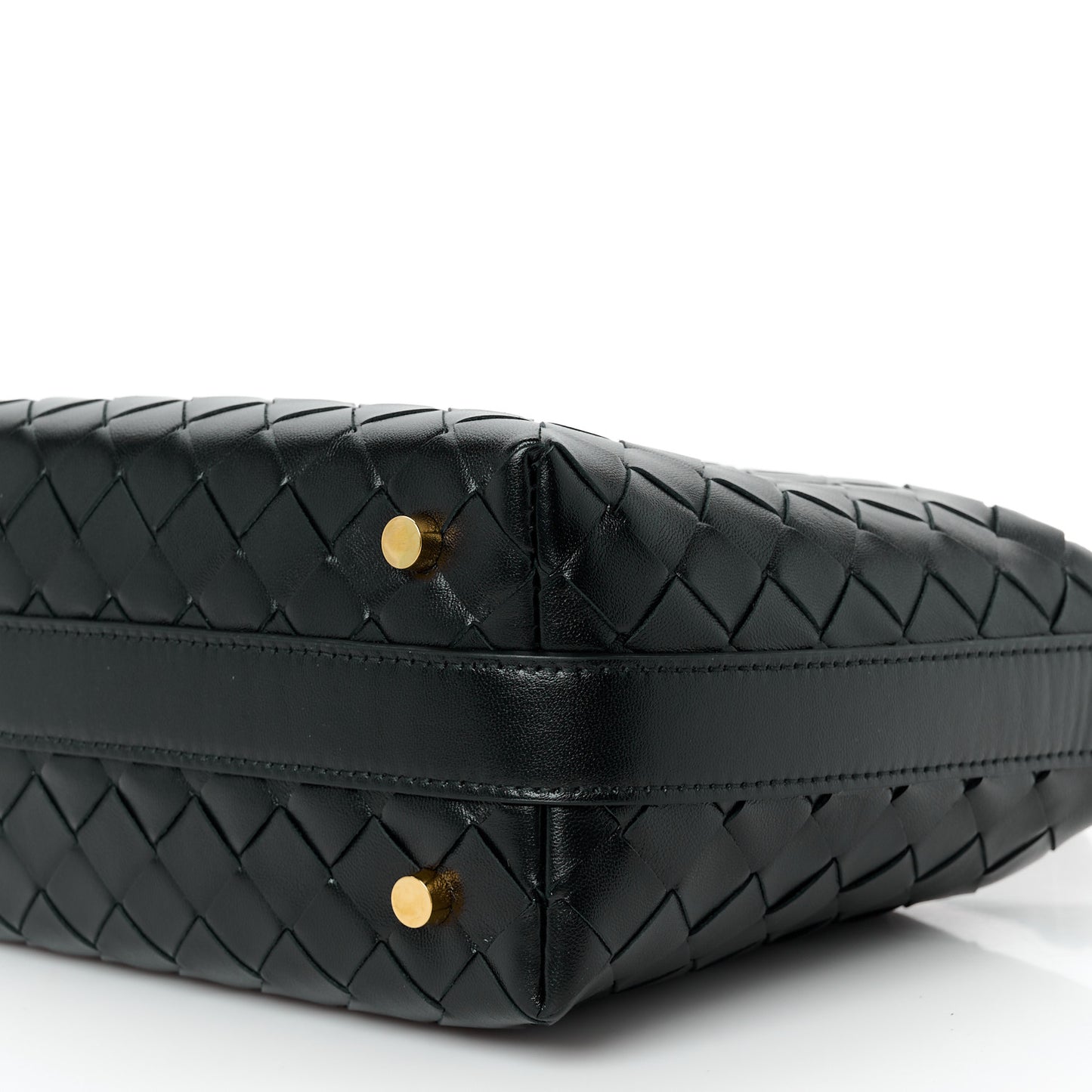 Calfskin Nappa Intrecciato Mini Wallace Black