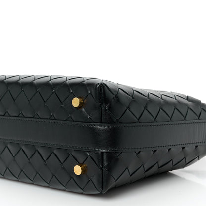 Bottega Veneta Calfskin Nappa Intrecciato Mini Wallace Black 11 of 12