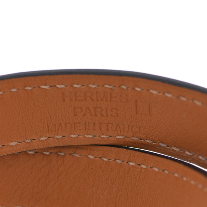 Hermes Shiny Alligator Kelly Double Tour Bracelet S Bleu Electrique 4 of 6
