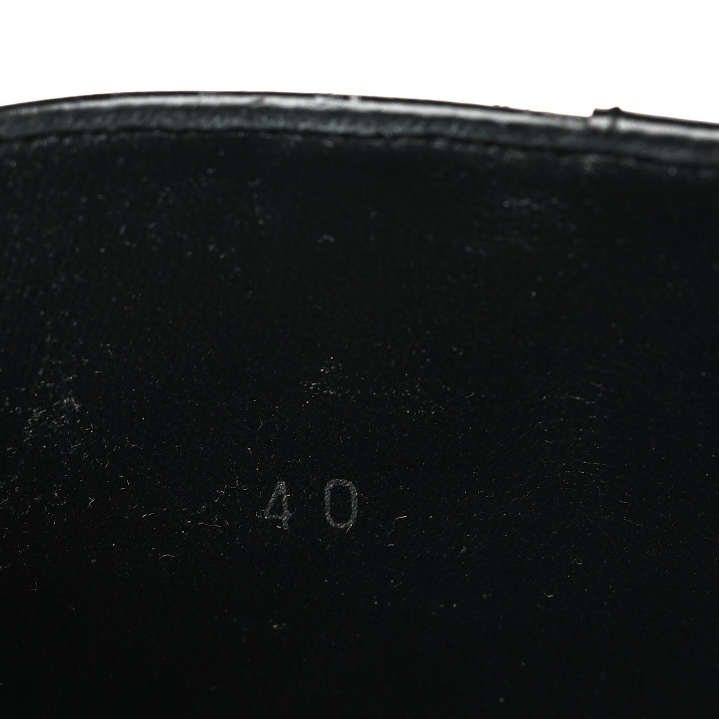 Calfskin Conny Flat Combat Boots 40 Black