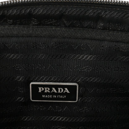 Prada Saffiano Tessuto Nylon Small Briefcase Black 6 of 9