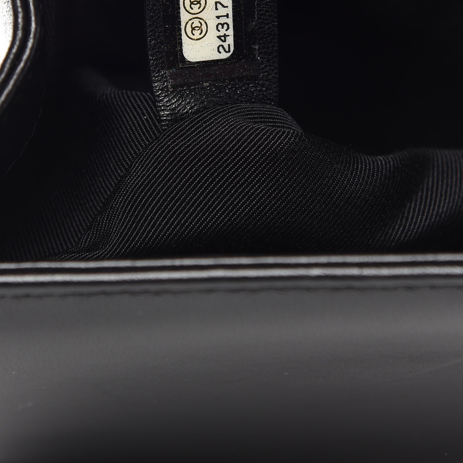 Chanel Lambskin Quilted Medium Boy Flap Black 8 of 17