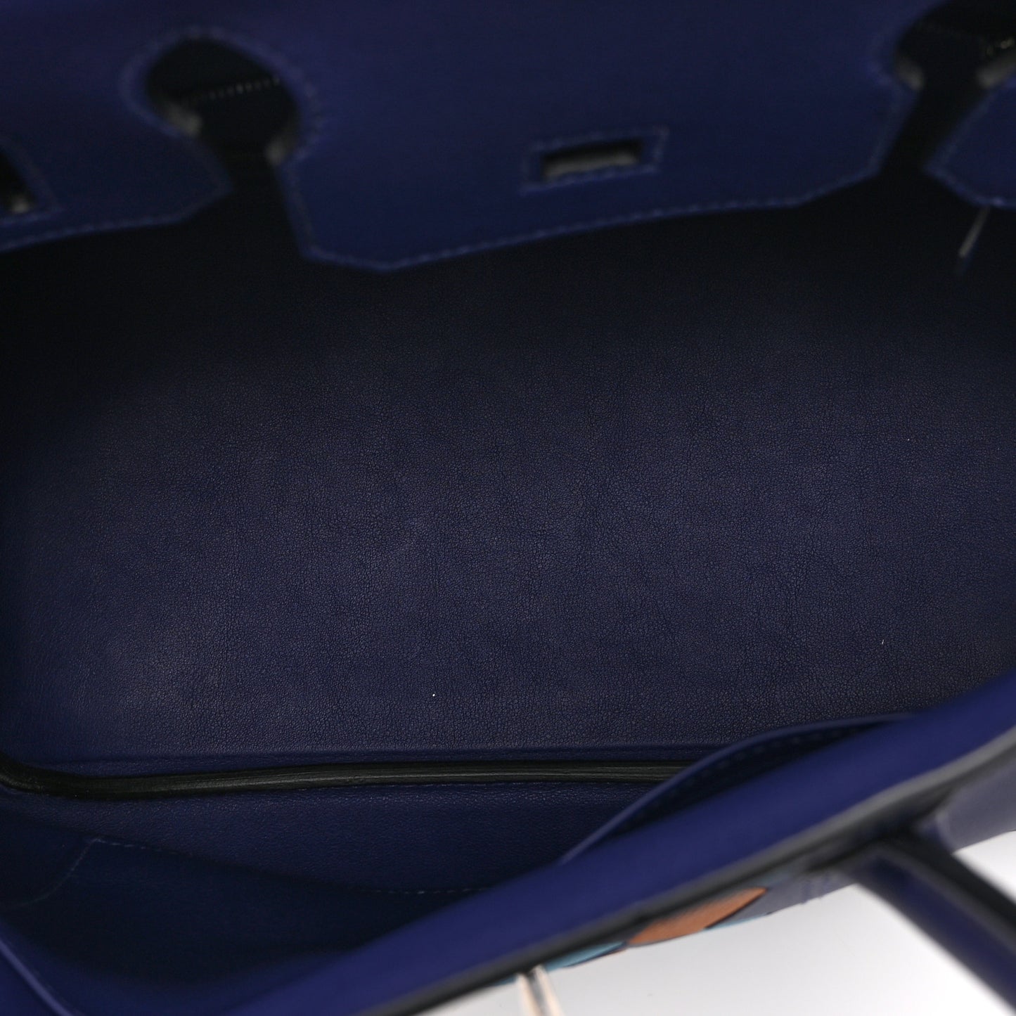Swift Epsom Tressage Birkin 30 Bleu Encre Bleu Du Nord Gold