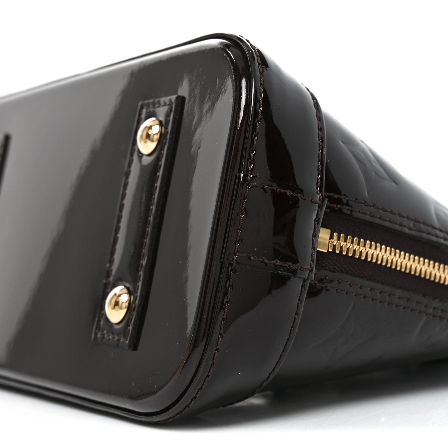 Louis Vuitton Vernis Alma BB Amarante 9 of 9