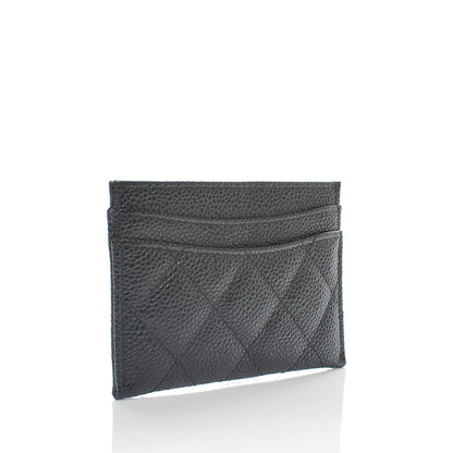 Chanel Caviar Quilted Card Holder Black 3 of 8