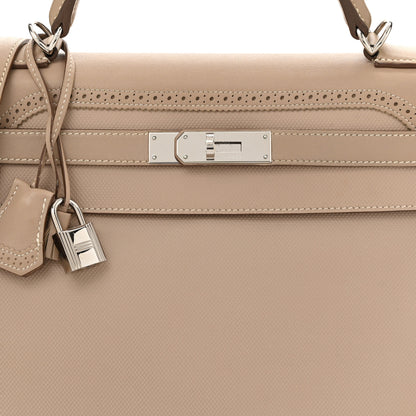 Hermes Swift Grain d'H Ghillies Kelly 32 Argile 8 of 10