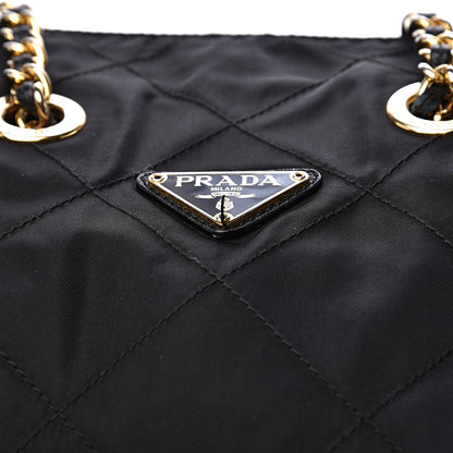 Prada Tessuto Nylon Quilted Impunturado Bag Black 11 of 13