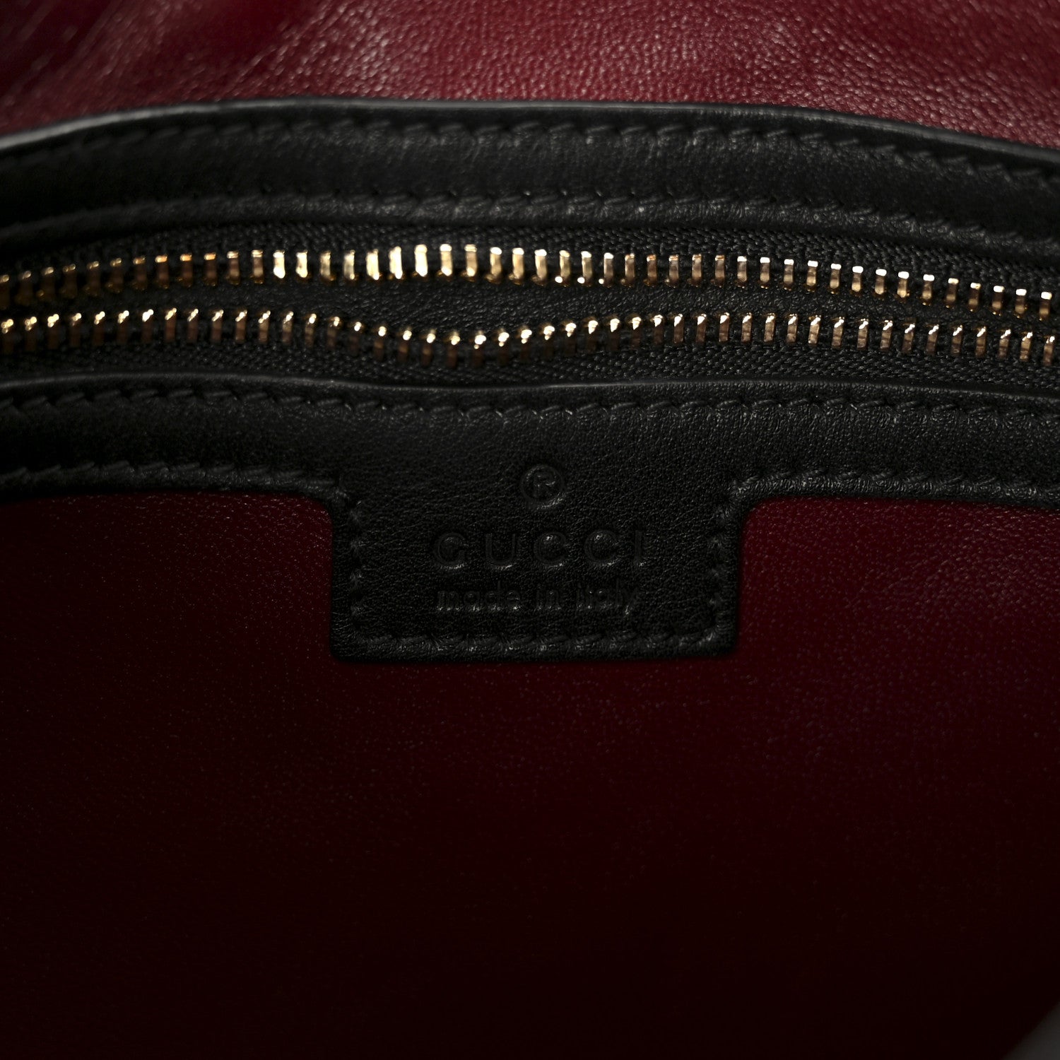 Gucci Patent Calfskin Small Jackie Shoulder Bag Black 6 of 10