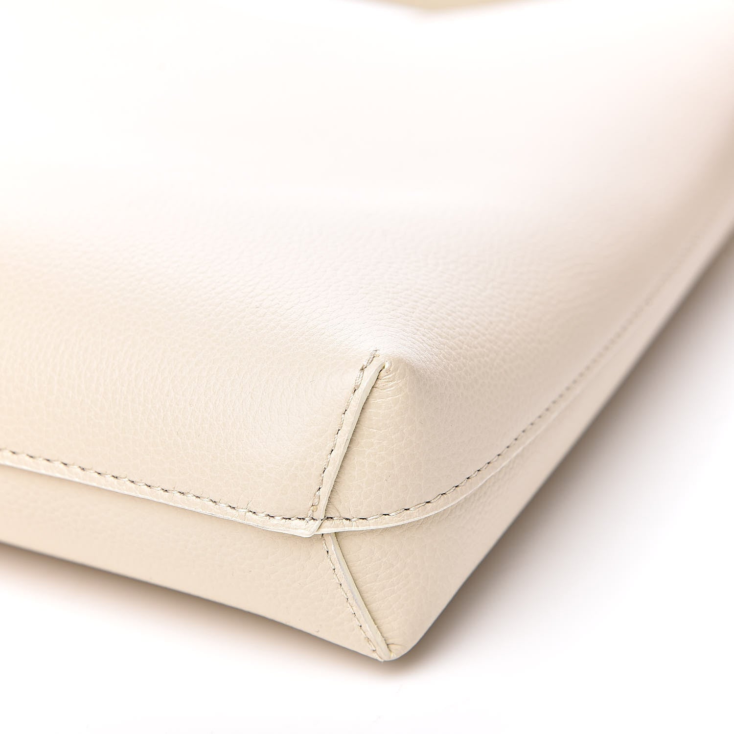 Mansur Gavriel Pebbled Calfskin Small Hobo Creme 8 of 10