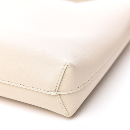 Mansur Gavriel Pebbled Calfskin Small Hobo Creme 8 of 10