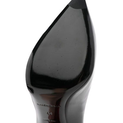 Balenciaga Calfskin Bistrot Pumps 40 Black 10 of 11