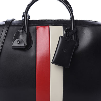 Gucci Calfskin Web Briefcase Black 6 of 8
