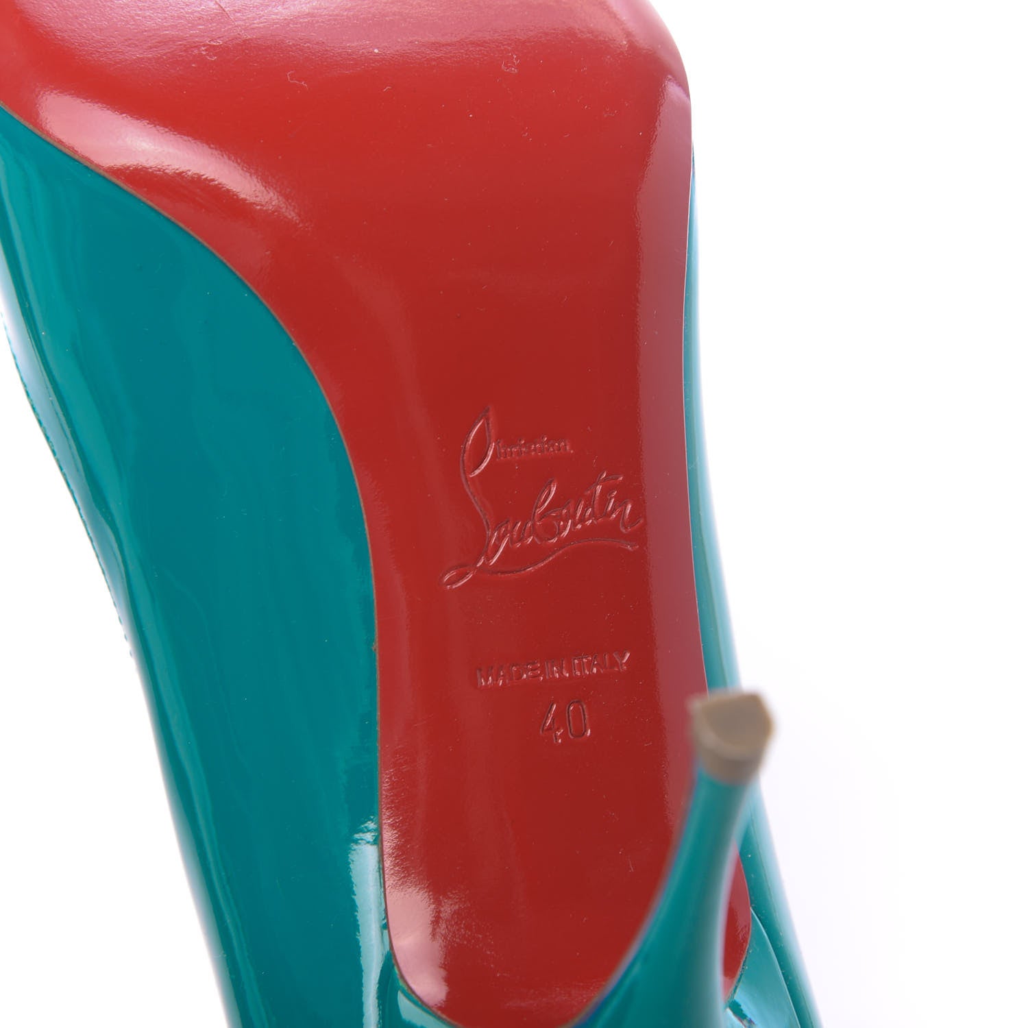 Christian Louboutin Patent Piou Piou 85 Pumps 40 Riviera 7 of 8