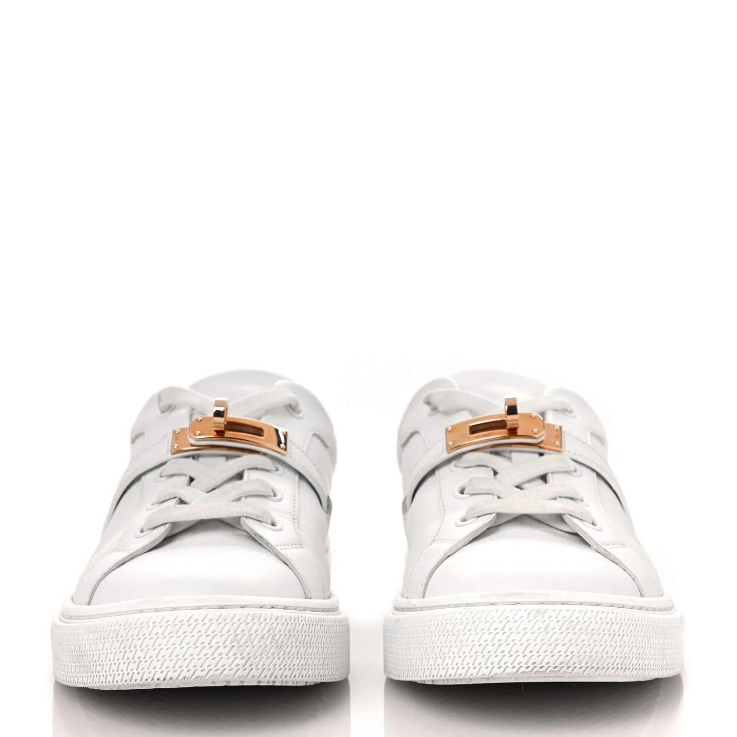 Hermes Calfskin Day Sneakers 38 White 2 of 8