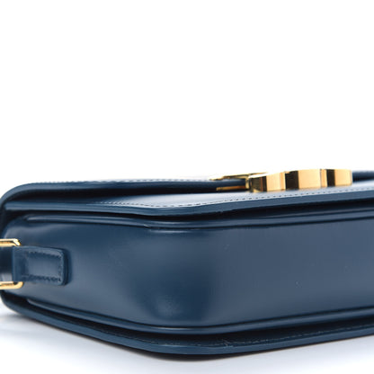 Celine Shiny Calfskin Teen Triomphe Petrol 7 of 8