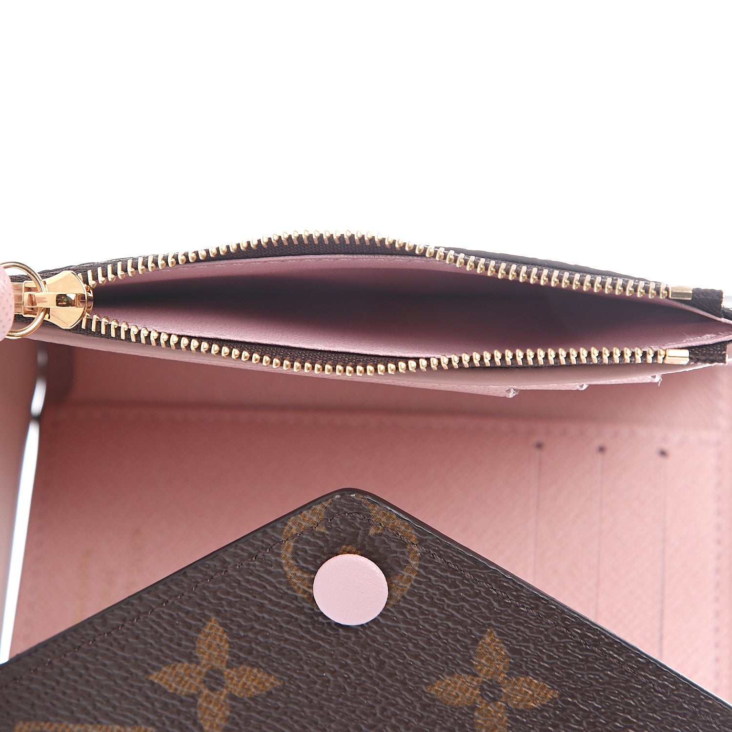Louis Vuitton Monogram Victorine Wallet Rose Ballerine 5 of 10