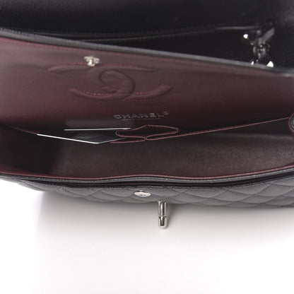 Chanel Caviar Quilted Medium Double Flap Black 6 of 12