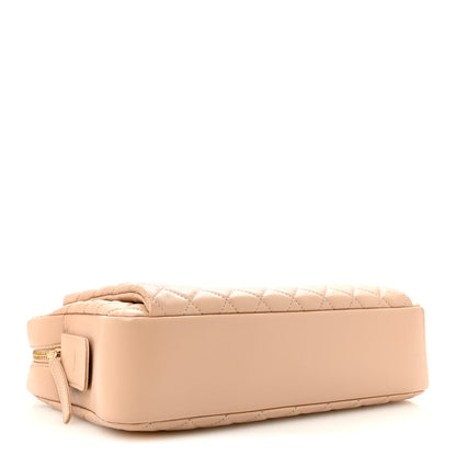Chanel Lambskin Quilted Large Camera Case Beige Clair 4 of 12