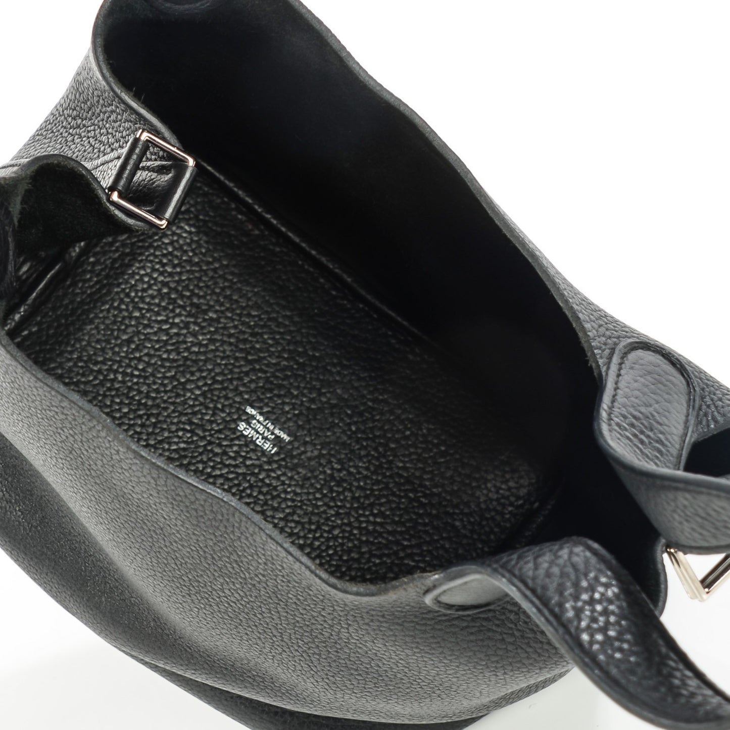 Taurillon Clemence Picotin Lock 18 PM Black