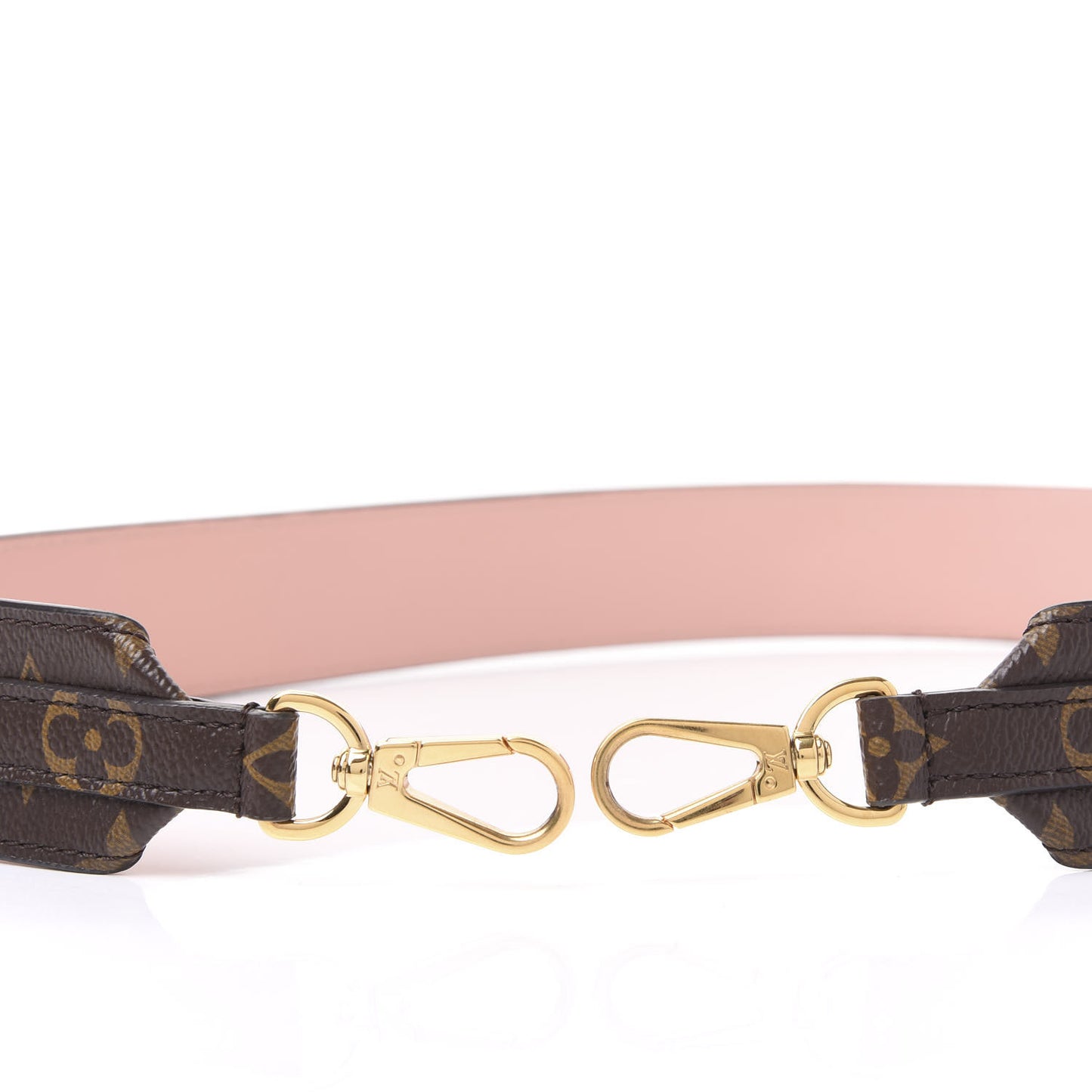 Monogram Bandouliere Shoulder Strap Rose Poudre