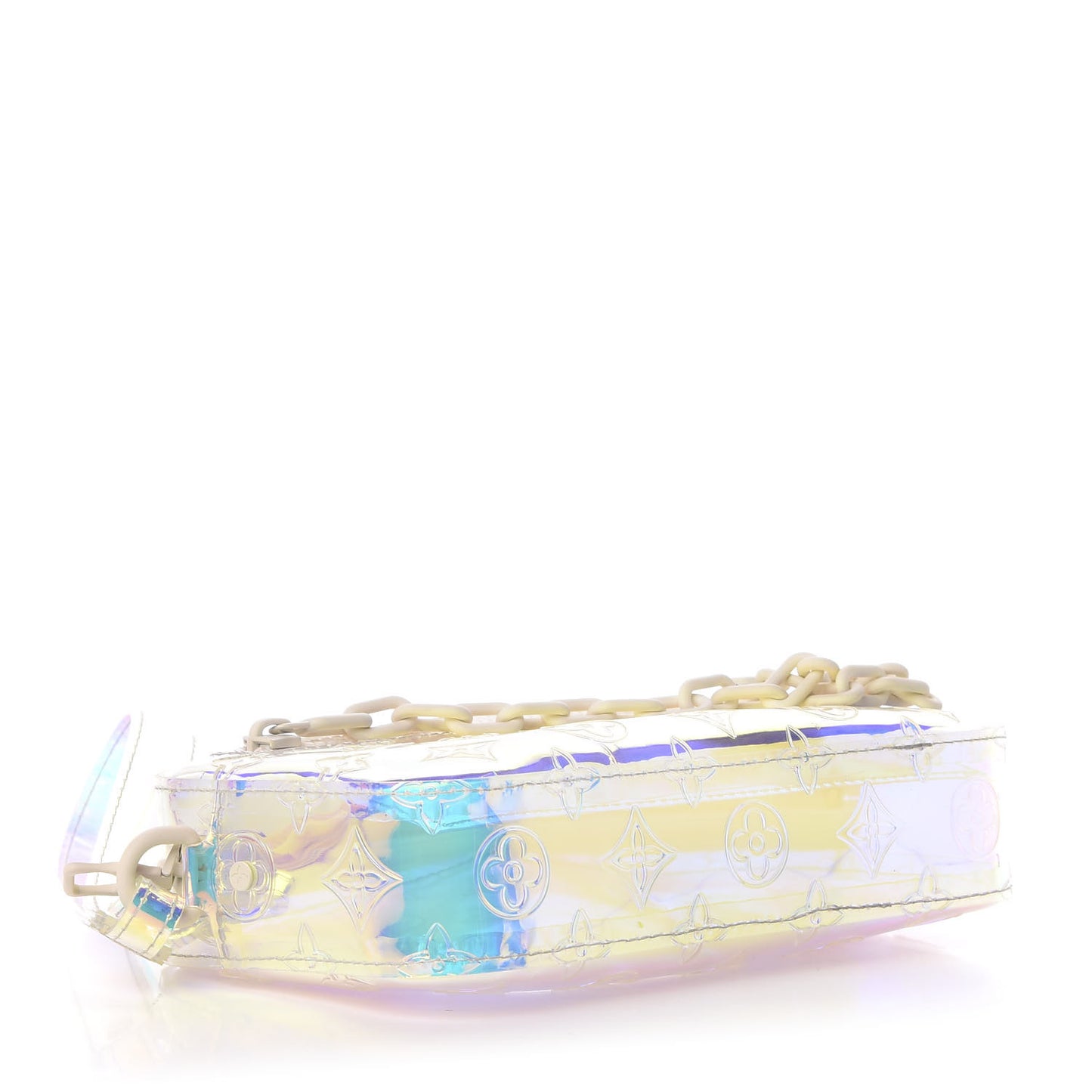 PVC Monogram Pochette Volga Iridescent Prism