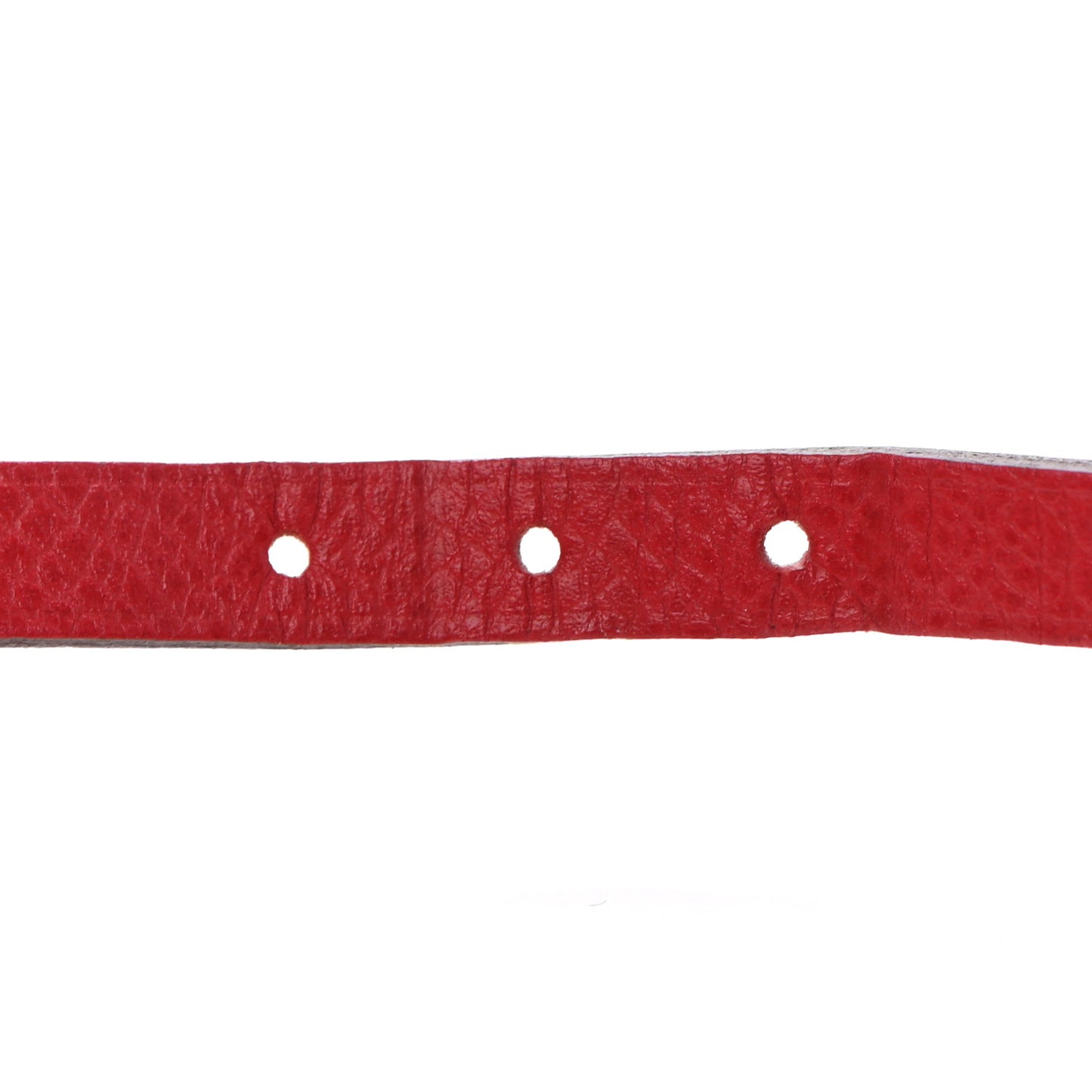 Epsom Reversible Behapi Double Tour Bracelet XS Rouge Garance White