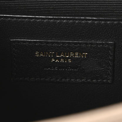 Saint Laurent Grain De Poudre Medium Monogram Kate Satchel Dark Beige 6 of 10