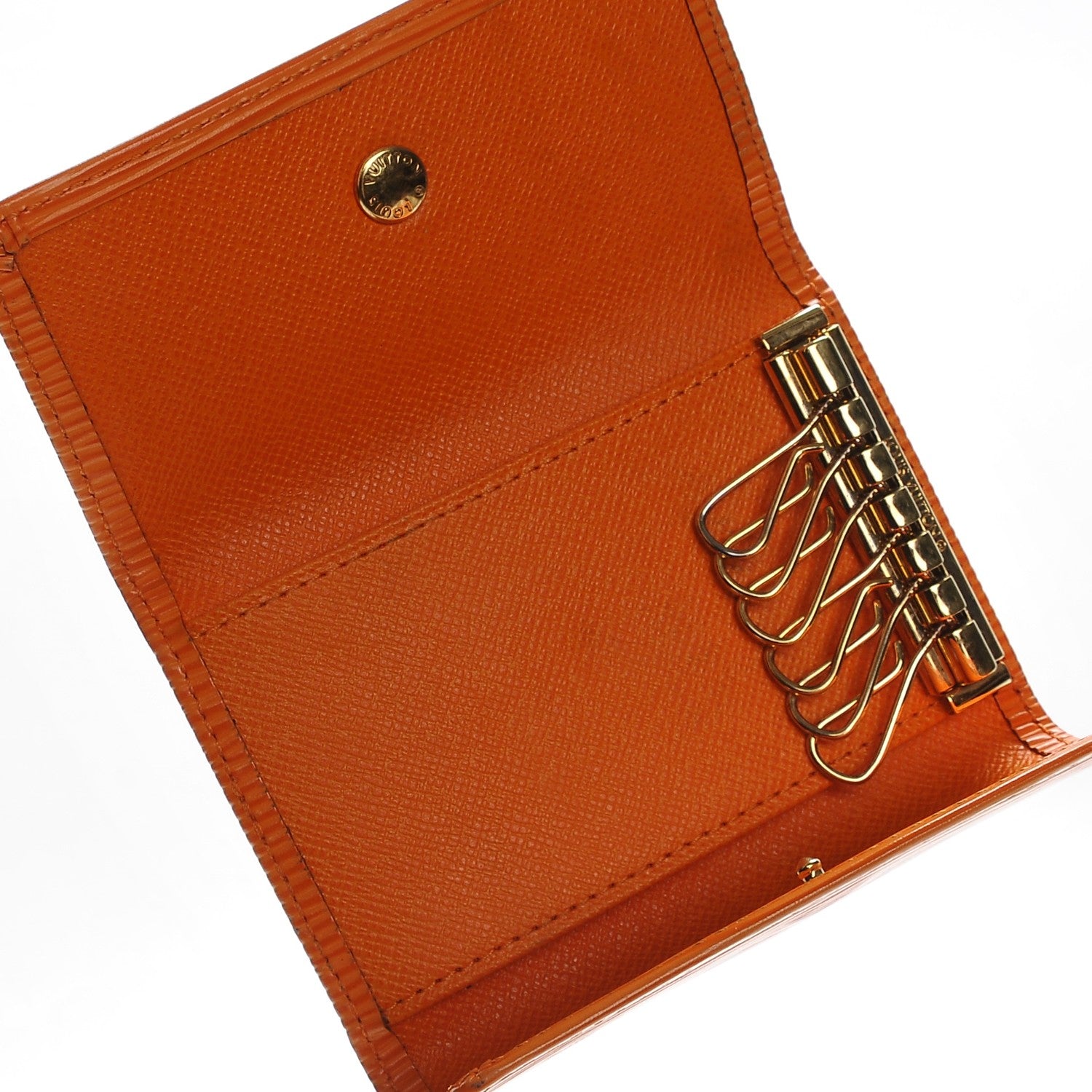 Louis Vuitton Epi Multicles 6 Key Holder Mandarin 8 of 9
