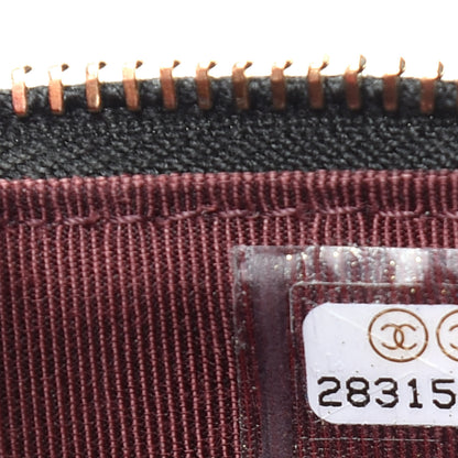 Chanel Caviar Quilted Classic Flat Wallet Pouch Black 7 of 8