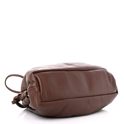 Mansur Gavriel Lambskin Cloud Mini Clutch Chocolate 4 of 8