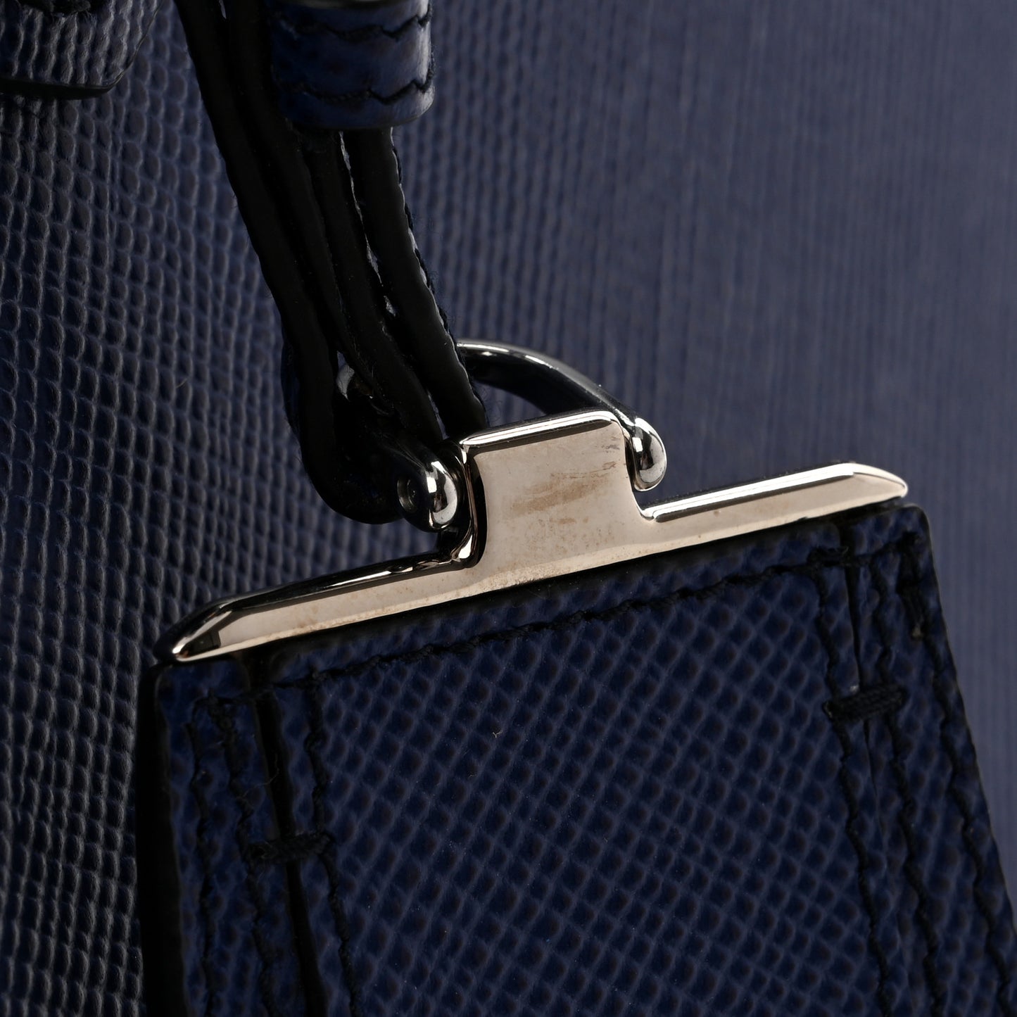 Saffiano Cuir Twin Tote Inchiostro