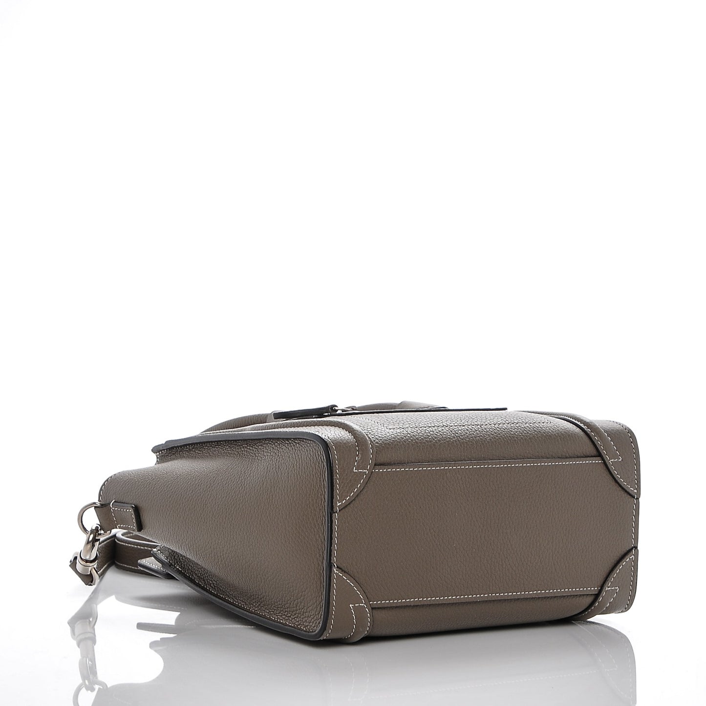 Drummed Calfskin Nano Luggage Souris