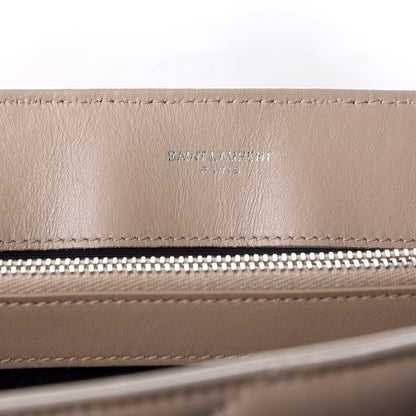 Saint Laurent Calfskin Y Quilted Monogram Small Loulou Chain Satchel Nude Powder 7 of 9