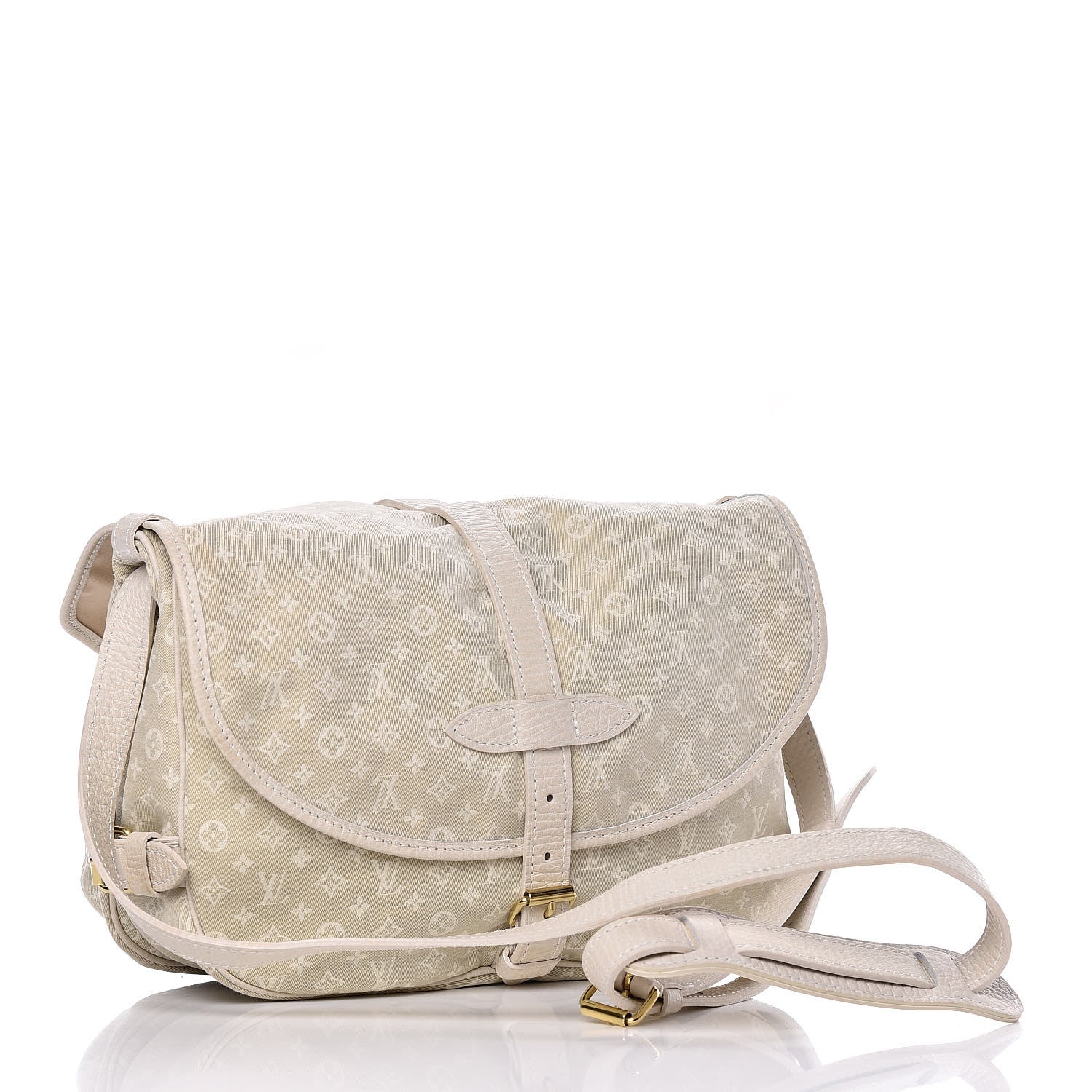 Louis Vuitton Monogram Mini Lin Saumur Dune 3 of 10