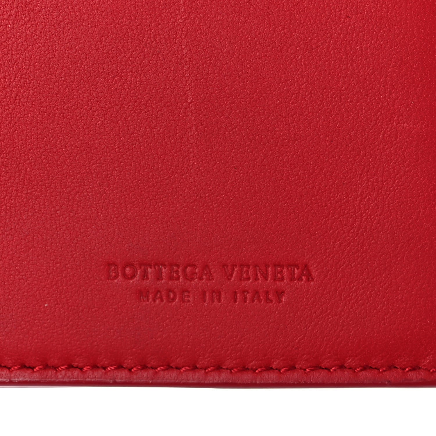Bottega Veneta Nappa Intrecciato Continental Flap Wallet China Red 7 of 10