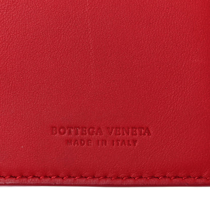 Bottega Veneta Nappa Intrecciato Continental Flap Wallet China Red 7 of 10