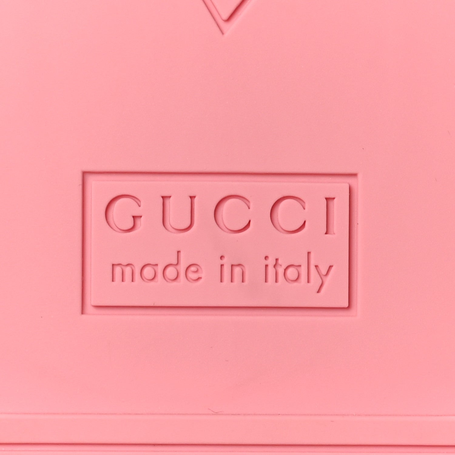 Gucci Rubber Interlocking G Womens Slide Sandals 37 Wild Rose 7 of 10